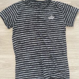 Striped Black Oversized T-Shirt